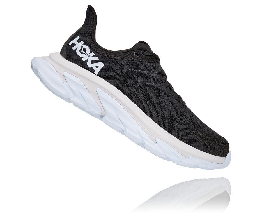 Tenis Hoka One One Masculino Pretas/Branco - Clifton Edge - 302-MSLZKX